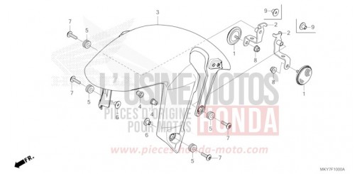 AILE AVANT CBR650RACT de 2026